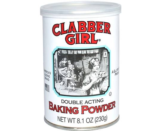 Order Clabber Girl Baking Powder (8.1 oz) food online from Kozanian Ranch Market store, Glendale on bringmethat.com
