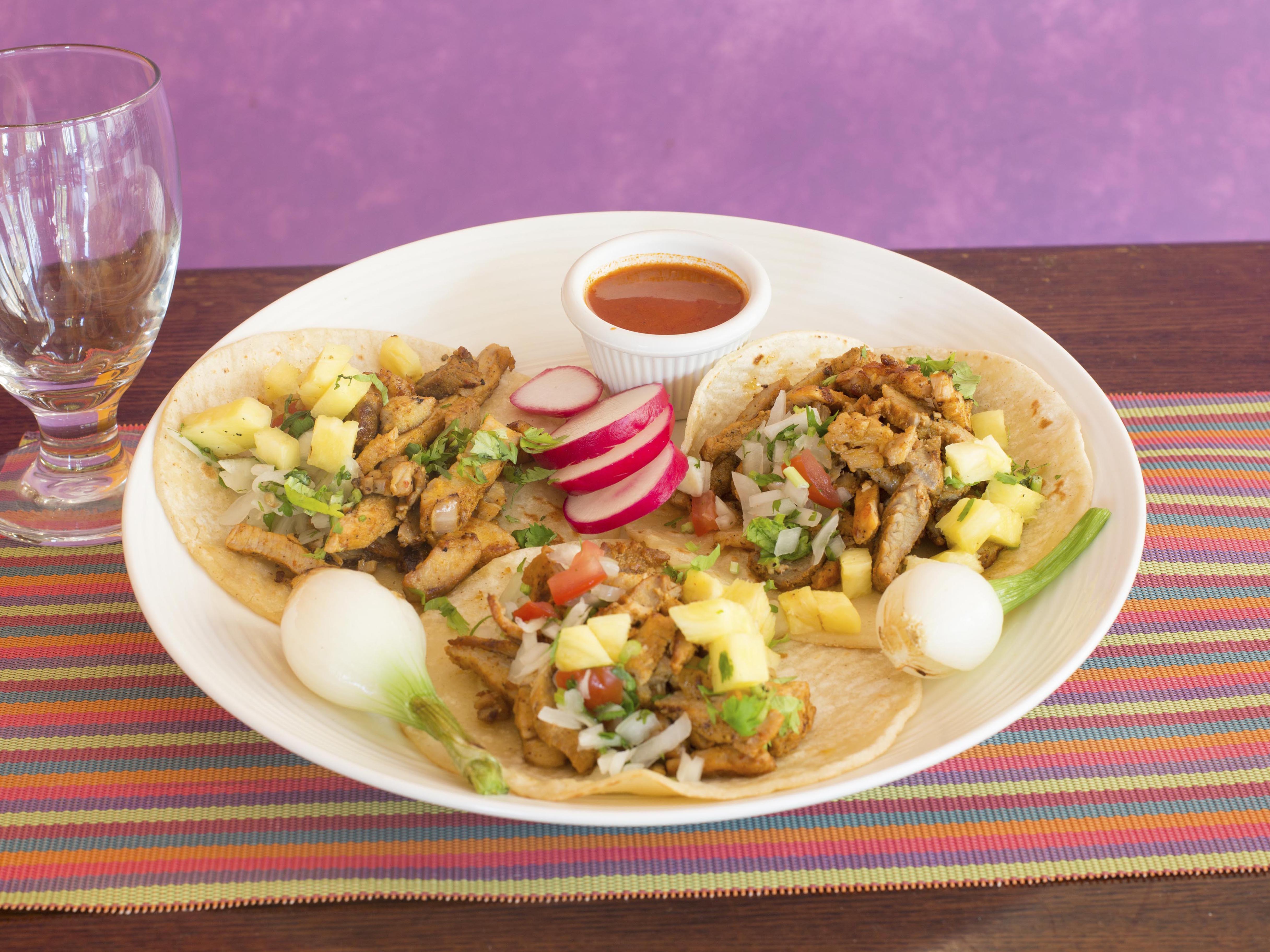 Order Tacos food online from Riviera Maya Mexican Cuisine store, Bogota on bringmethat.com
