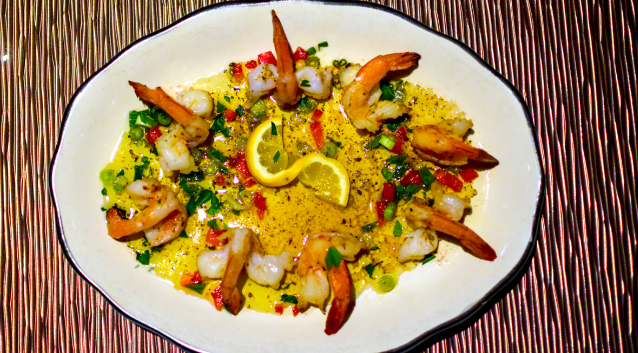 Order Char-Broiled Shrimp food online from Mykonos Mayeron Auth Greek Cookery store, Longwood on bringmethat.com