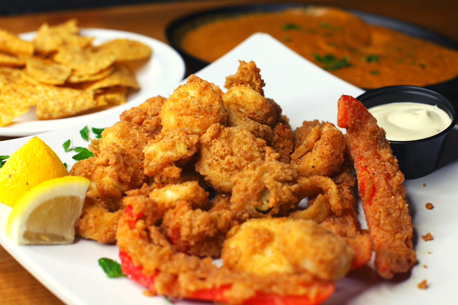 Order F.L.O.C. (FOR LOVERS OF CALAMARI) food online from Souley Vegan store, Oakland on bringmethat.com