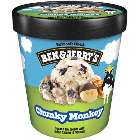 Order Ben & Jerry's Chunky Monkey Pint food online from 7-Eleven store, San Jose on bringmethat.com