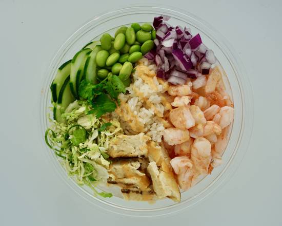 Order DELIVERY Chicken And Shrimp Bowl food online from Koibito Poke store, Scottsdale on bringmethat.com