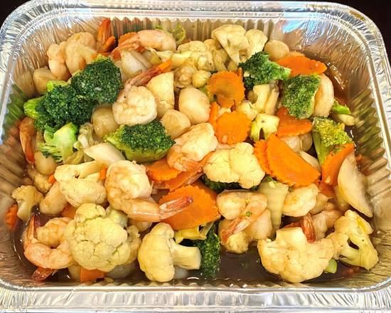 Order Mixed Vegetables Stir Fry (Tray) food online from Thai Curry store, Arlington on bringmethat.com