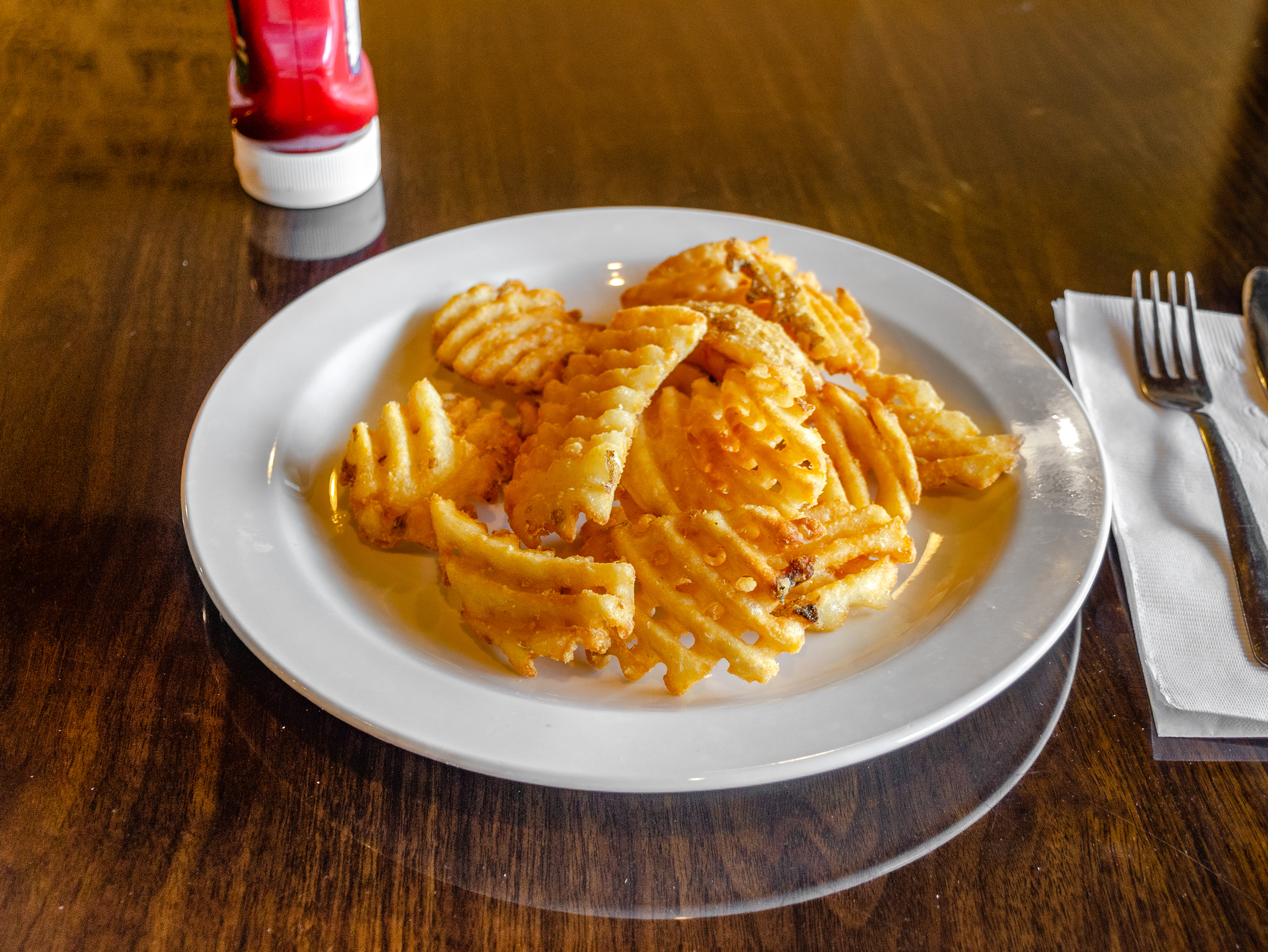 Order Regular Waffle Fries food online from Parkway Express Pizza, Subs, & More store, Lafayette on bringmethat.com