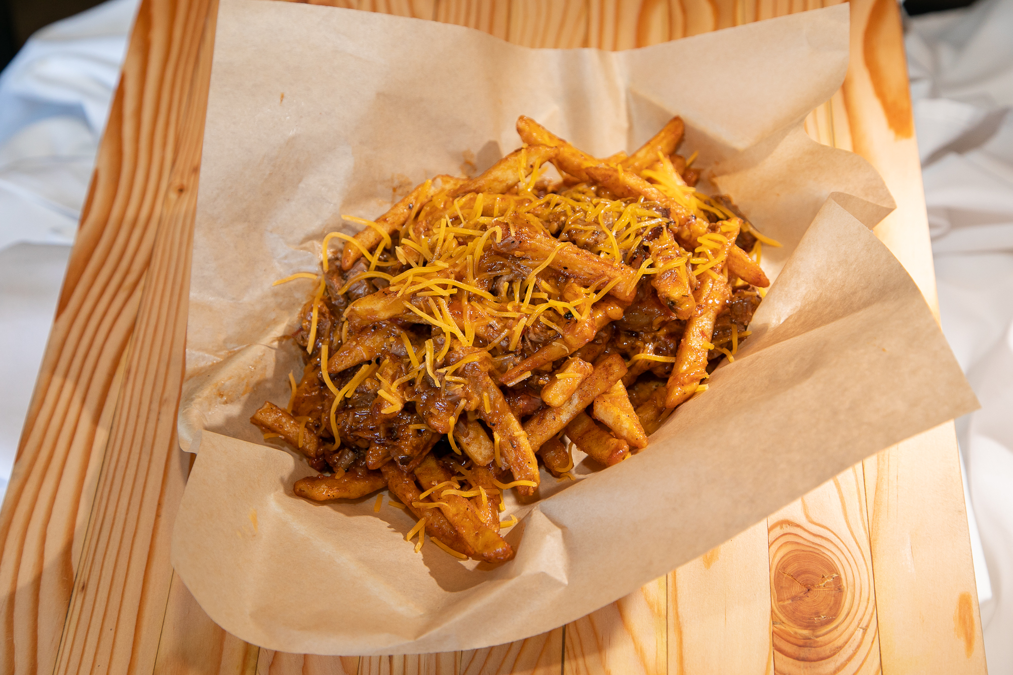 Order Messy Fries food online from Brushfire BBQ store, Tucson on bringmethat.com