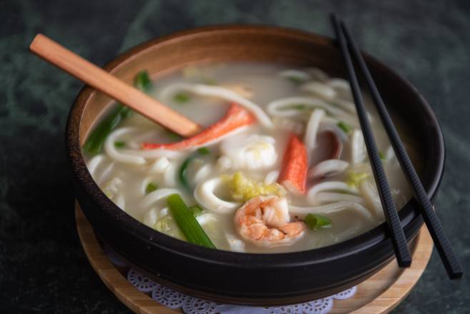 Order Udon Soup food online from Tsunami Japanese Restaurant store, North Charleston on bringmethat.com