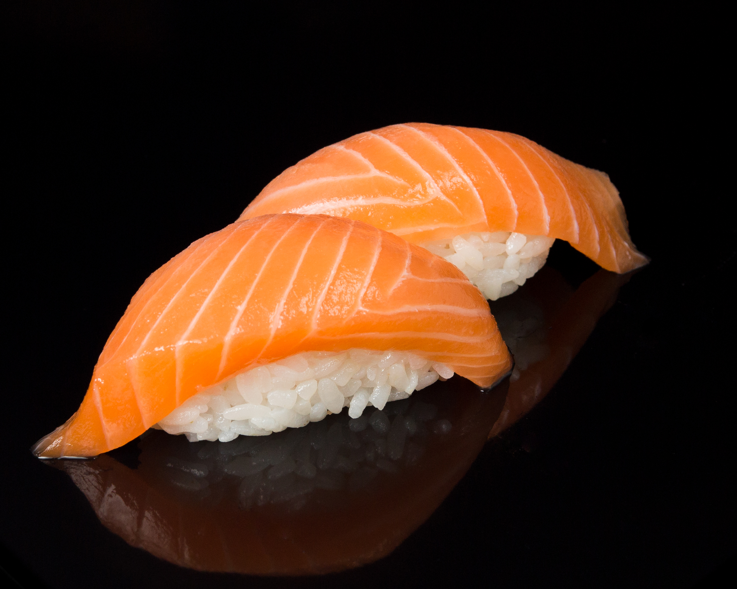 Order 2 Pieces Salmon food online from Sushi Sakura Express store, Houston on bringmethat.com