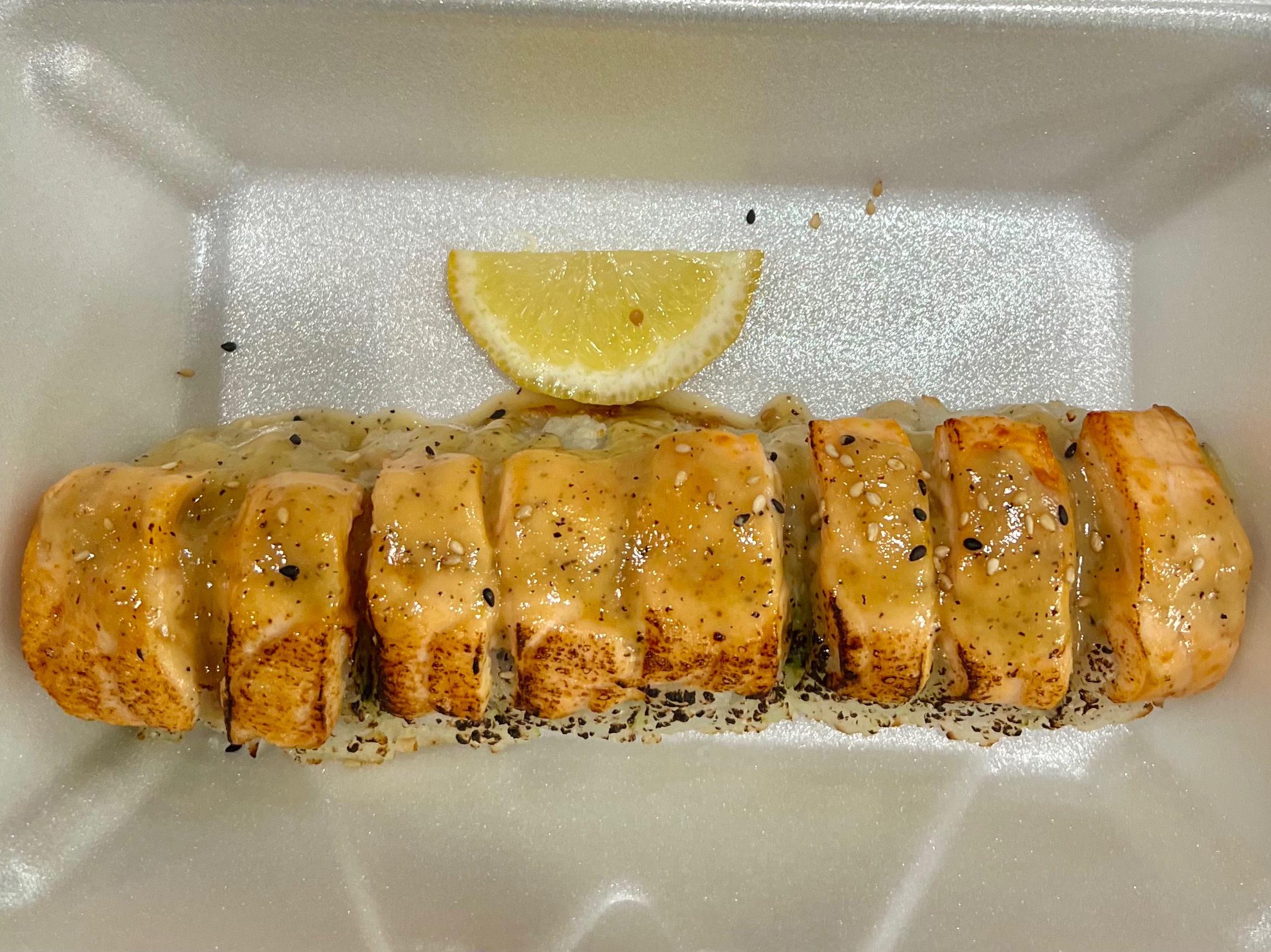 Order Baked Salmon food online from U Sushi & Grill store, Huntington Beach on bringmethat.com