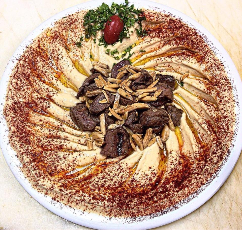 Order Hommous Lamb Chef Special  food online from Zaytoon store, Lansing on bringmethat.com