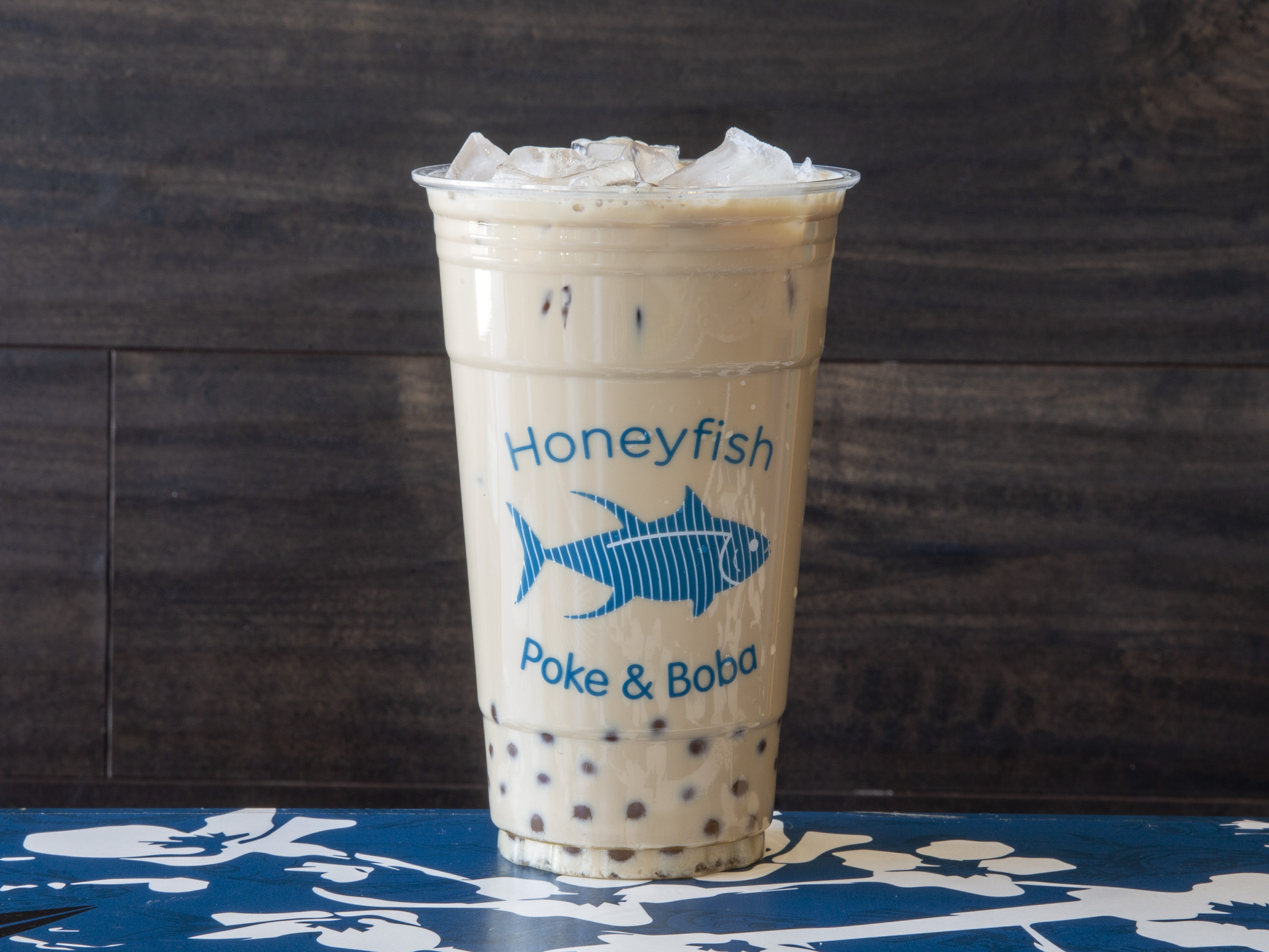 Order Almond Milk Tea food online from Honeyfish store, Apple Valley on bringmethat.com