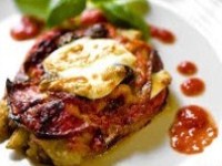 Order Eggplant Parmigiana food online from Bella Notte Italian Restaurant & Pizza store, Little Falls on bringmethat.com