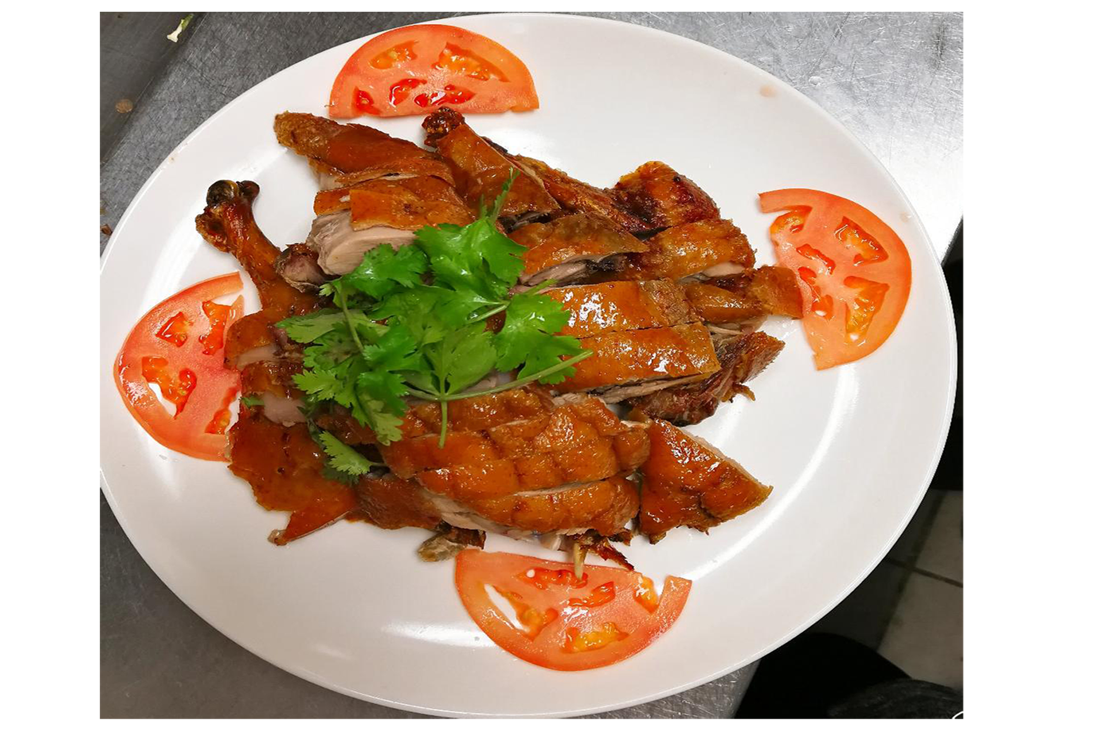 Order E23. House Roast Duck(Half) 經典一品鴨 (半) food online from Gourmet China House store, Boston on bringmethat.com