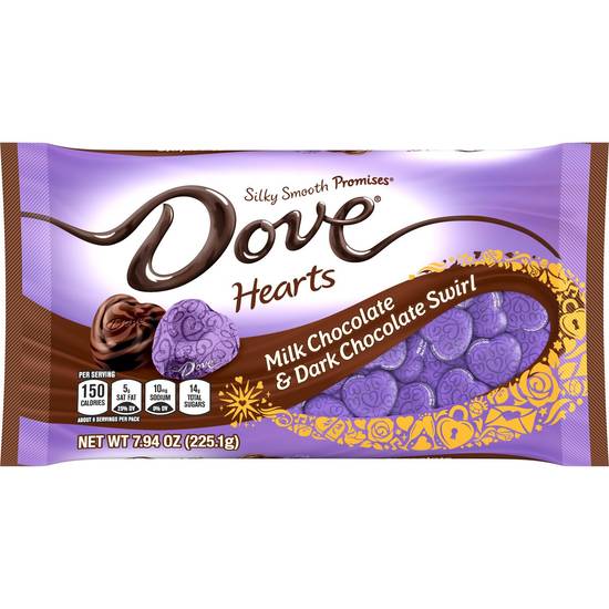 Order DOVE PROMISES Valentines Day Milk & Dark Swirl Chocolate Candy, 7.94 oz food online from Cvs store, EL MONTE on bringmethat.com