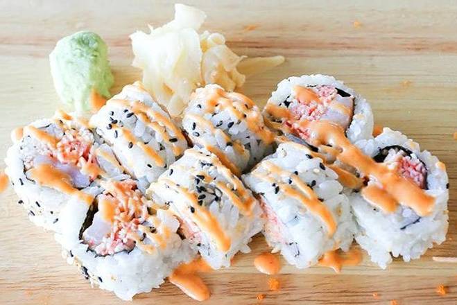Order Spicy Shrimp Roll food online from Midori Sushi store, Highland Park on bringmethat.com