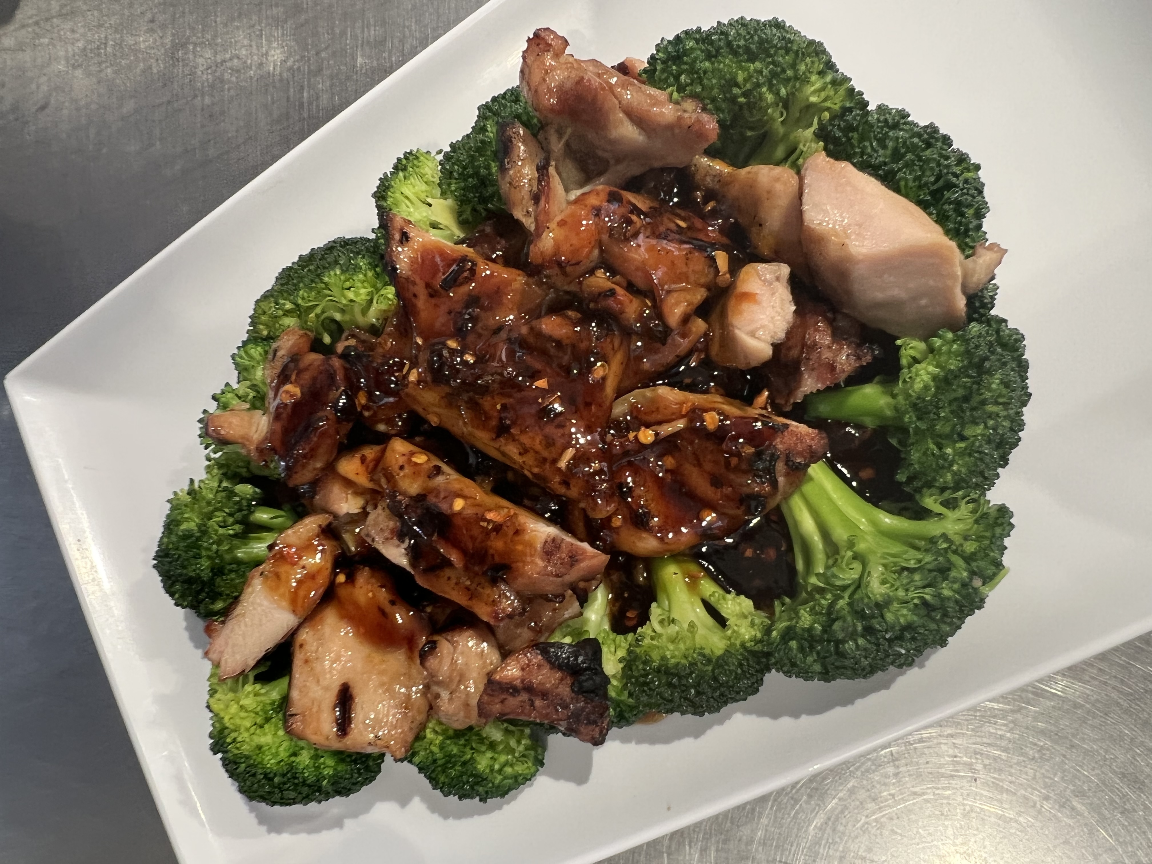 Order C9. Teriyaki Chicken food online from P. King Chinese Food store, Bellaire on bringmethat.com