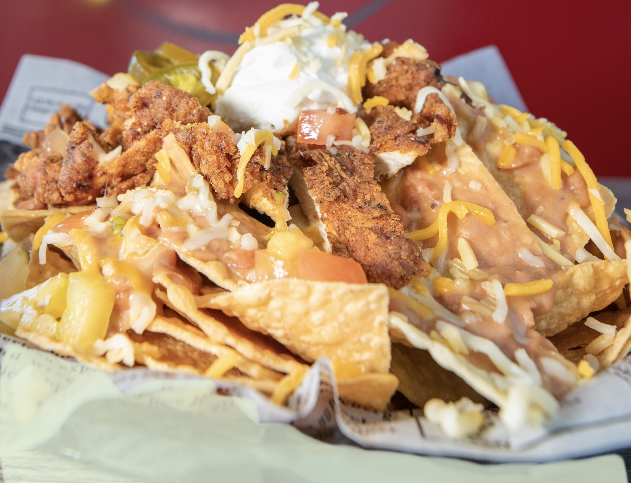 Order Fried Chicken Nachos food online from The Forum Blues Cafe store, Rialto on bringmethat.com