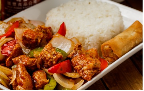Order G15. Sweet and Sour Chicken food online from Pho Hoang store, Houston on bringmethat.com