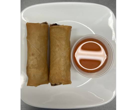 Order Vegetable Spring Rolls (2 pcs) food online from Little thai kitchen store, Scarsdale on bringmethat.com