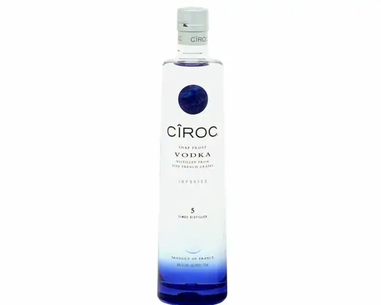 Order Ciroc, 750mL vodka (40.0% ABV) food online from Van Ness Liquors store, San Francisco on bringmethat.com