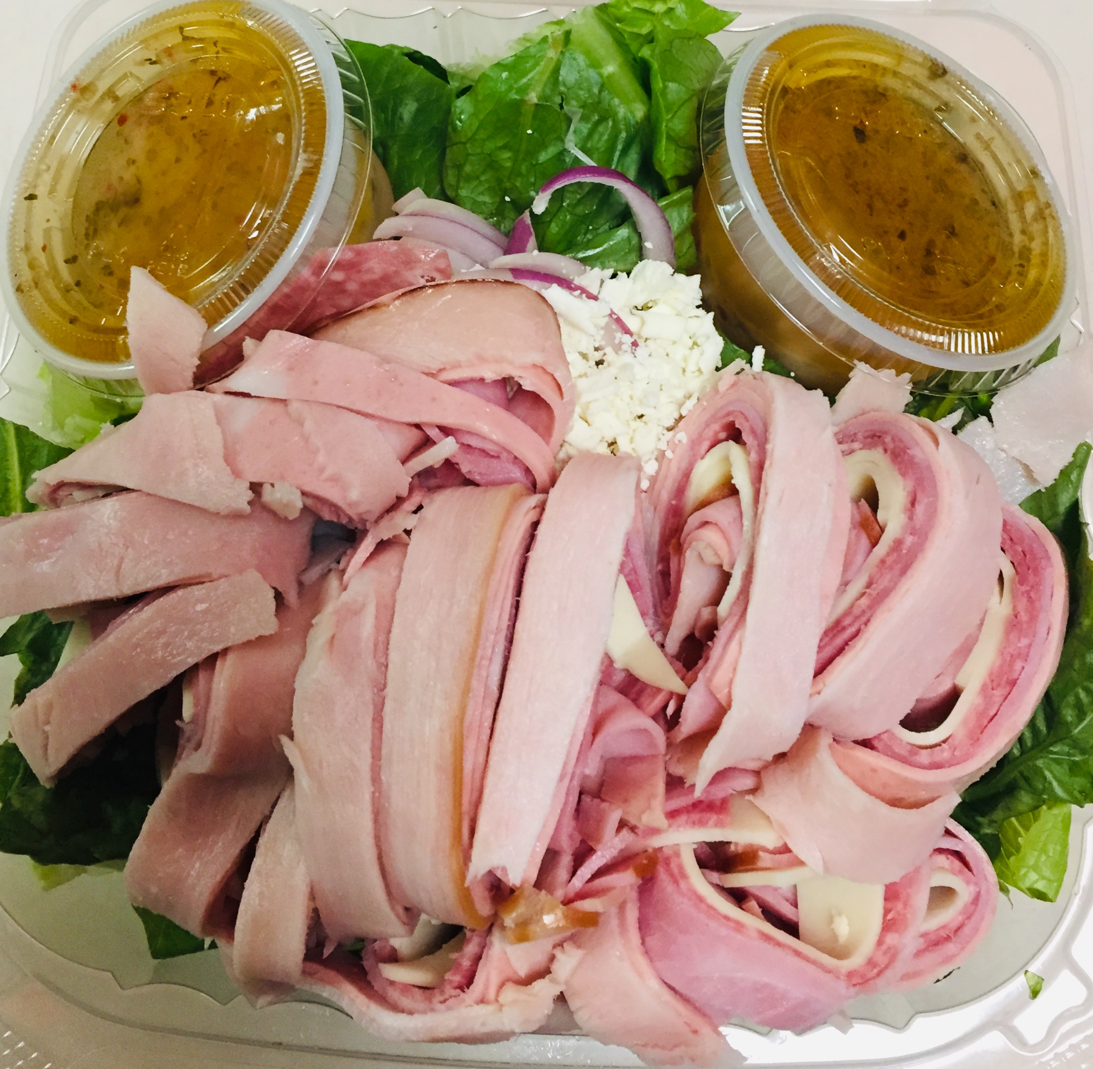 Order **Chef Salad food online from Pizza Queen store, Providence on bringmethat.com