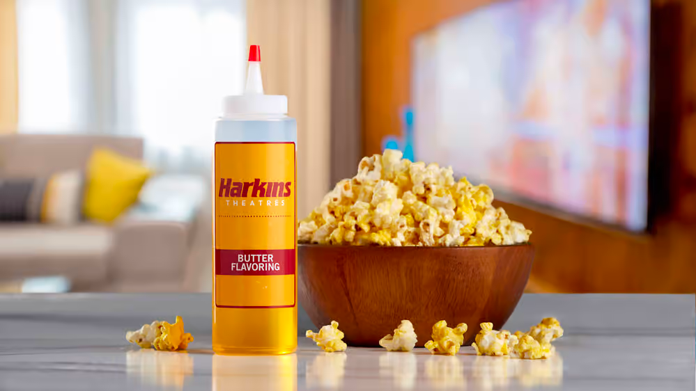 Order Butter Flavoring Bottle (8 oz) food online from Harkins Theatres Chino Hils 18 store, Chino Hills on bringmethat.com