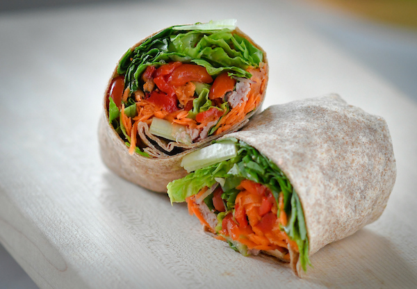 Order Wrap with No Protein and 5 Toppings food online from Pronto Fresh store, Syracuse on bringmethat.com