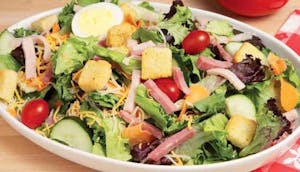 Order Chef's Salad (370-390 cal) food online from Leo Coney Island store, Shelby Charter Township on bringmethat.com