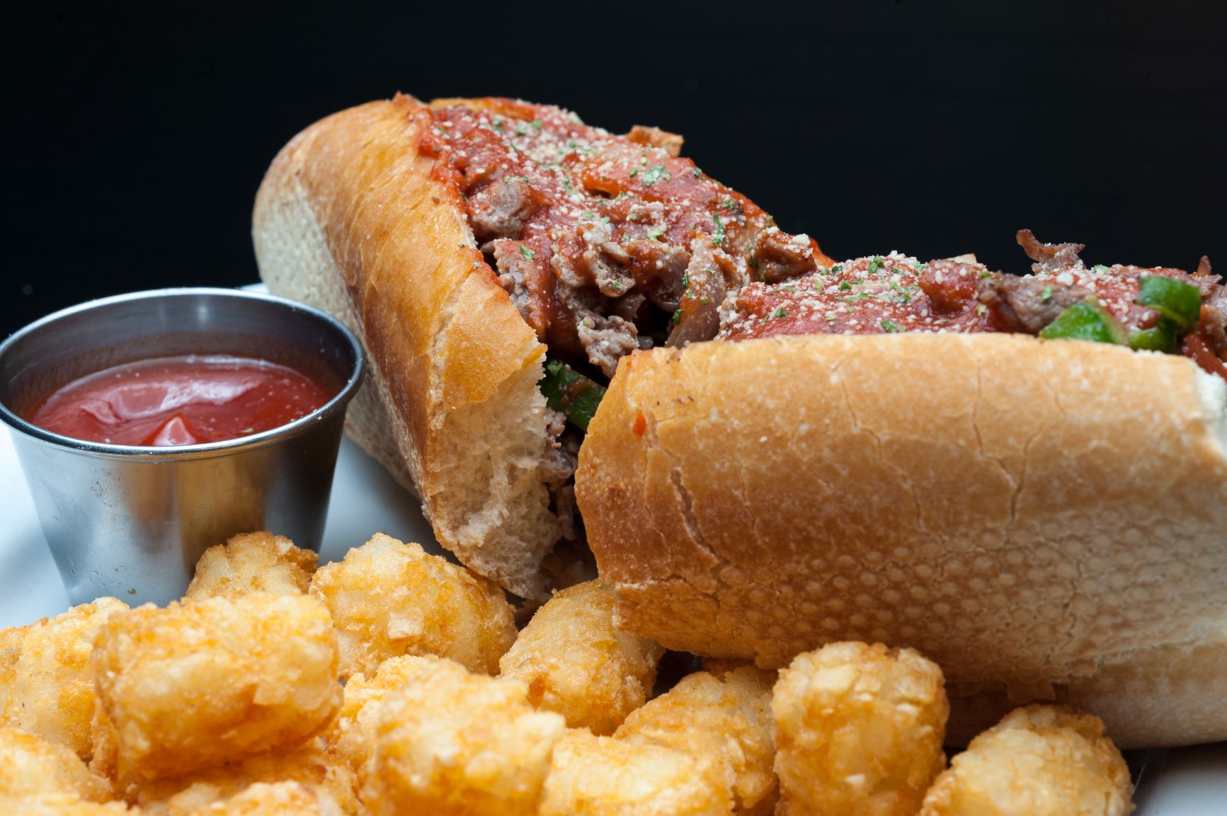 Order Italian Beef Sandwich food online from Falcone Pizzeria store, Oklahoma City on bringmethat.com