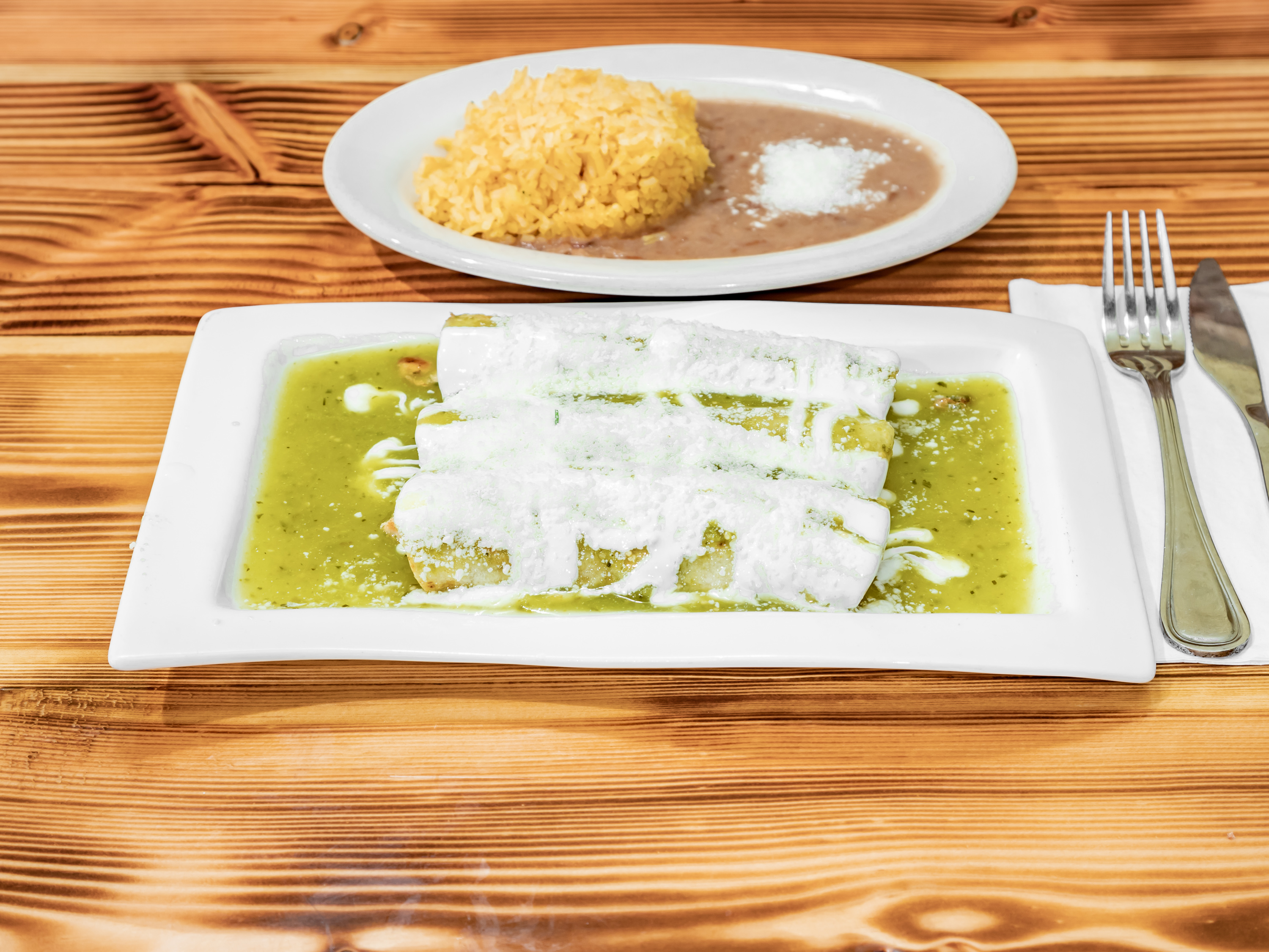 Order Enchiladas food online from El Rincon Mexican Kitchen And Tequila Bar store, Addison on bringmethat.com