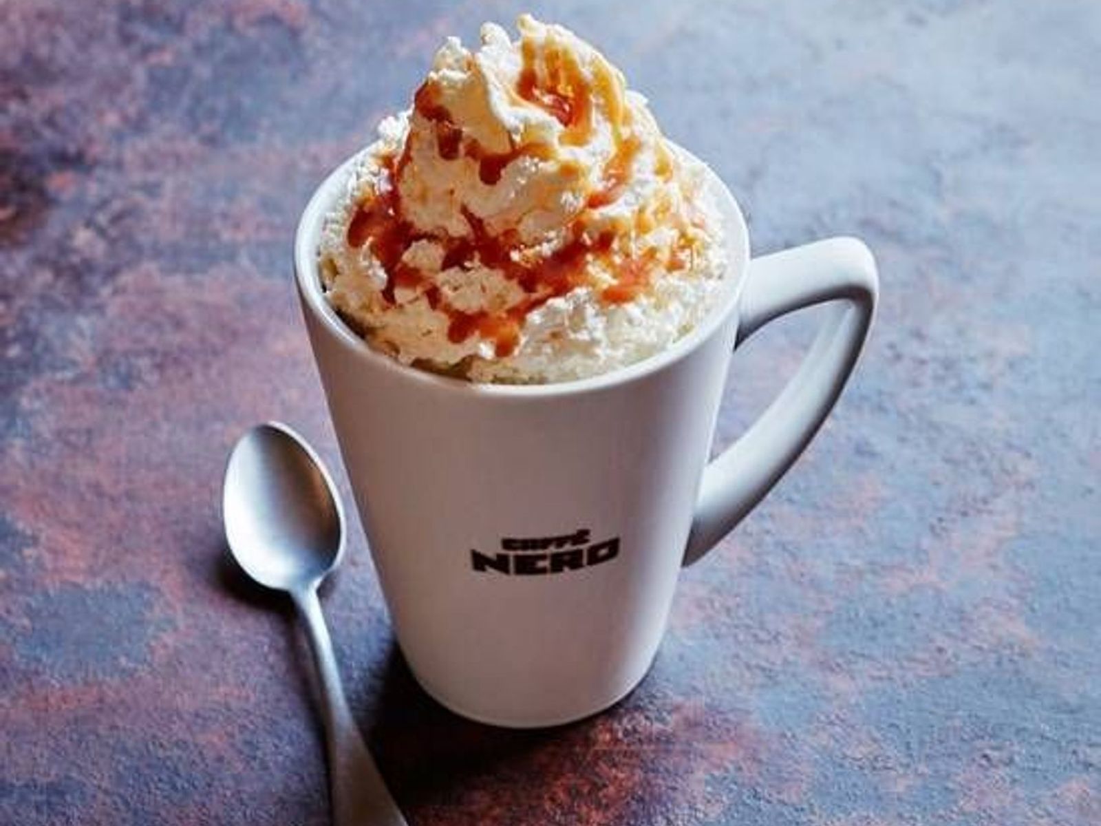 Order Caramel Latte food online from Caffe Nero store, Melrose on bringmethat.com