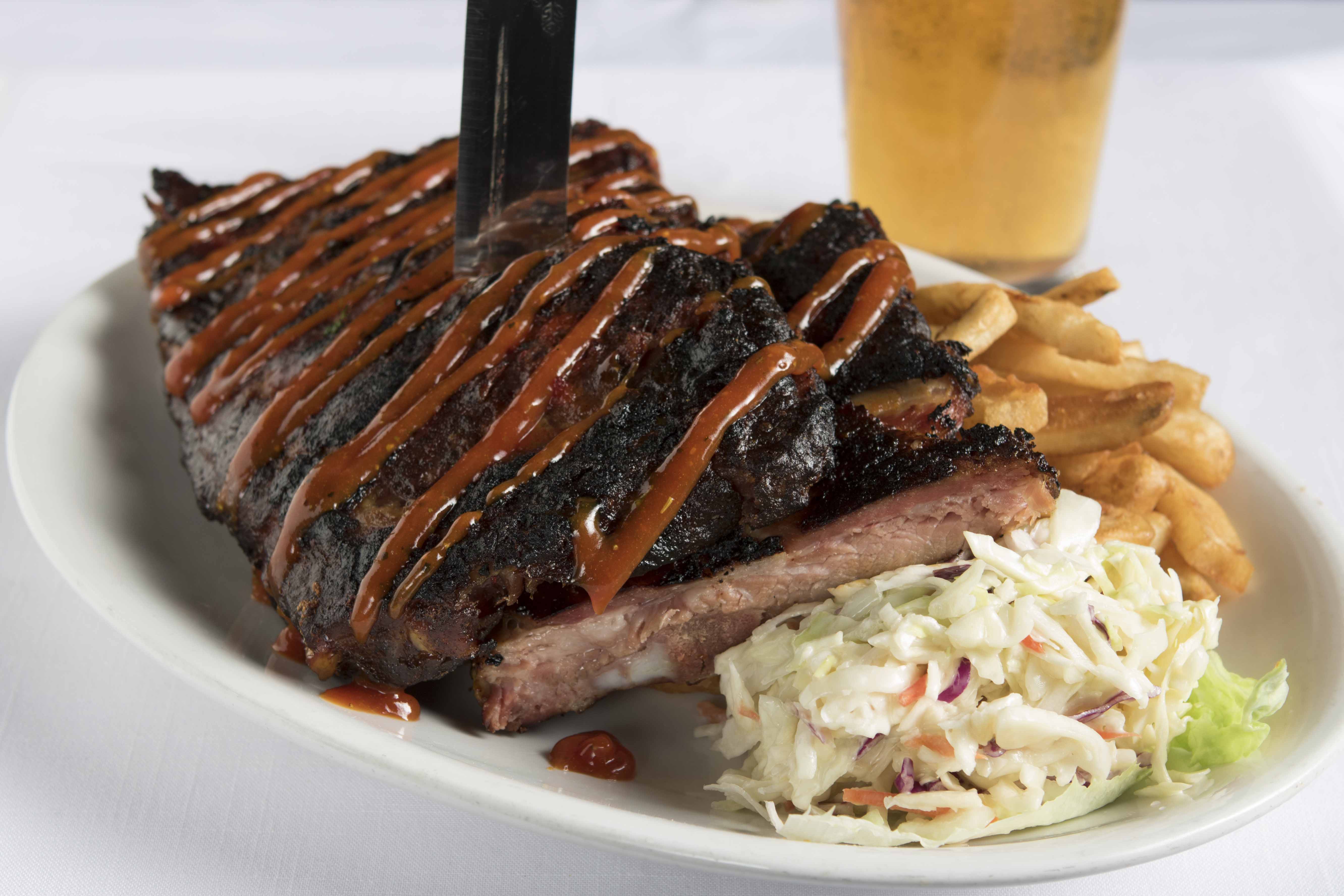 Order St. Louis Ribs food online from Pete's Restaurant & Brewhouse store, Yuba City on bringmethat.com