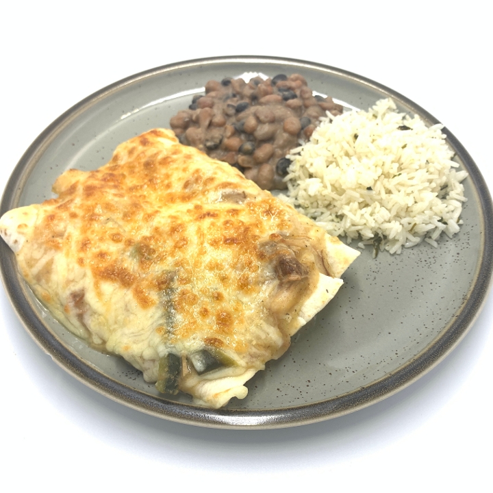 Order MOO PEEP OINK ENCHILADA food online from Lucha Cantina store, Rockford on bringmethat.com