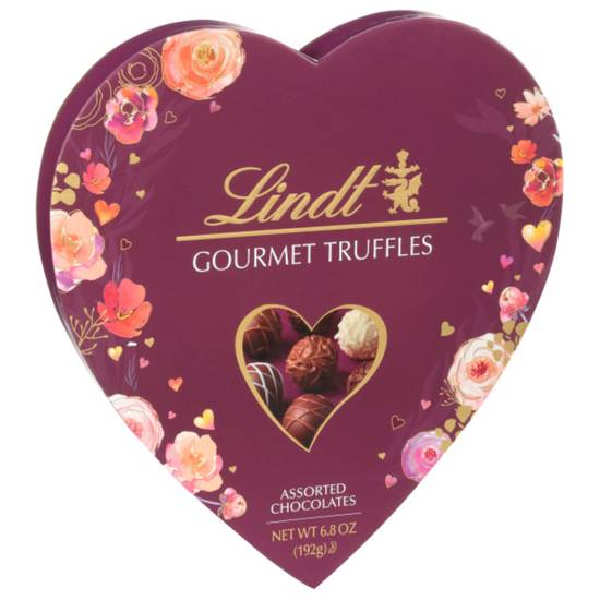 Order Lindt Assorted Gourmet Chocolate Candy Truffles, Valentine's Day Box of Assorted Chocolates, 6.8 oz. food online from CVS store, CALABASH on bringmethat.com