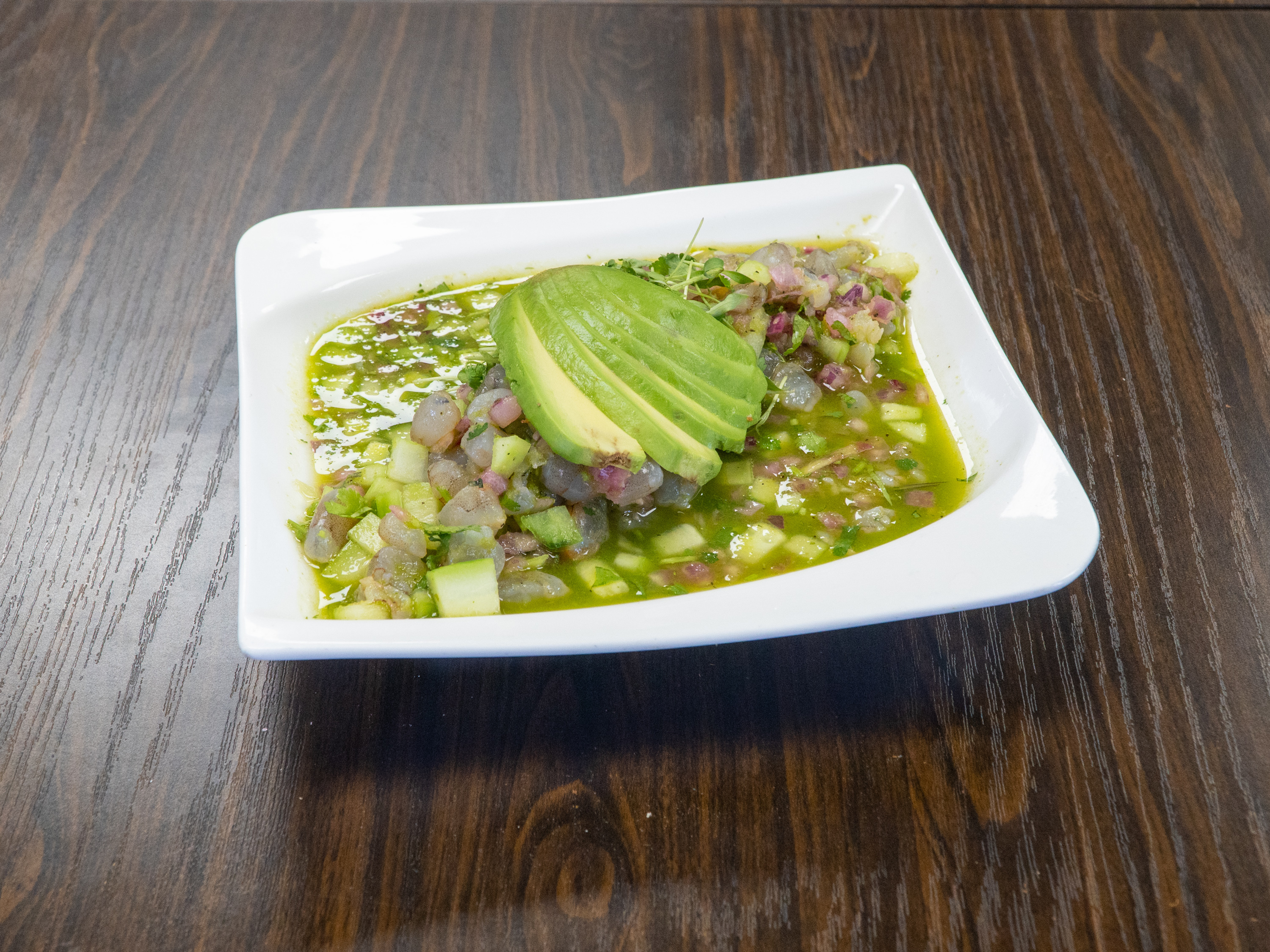 Order Ceviche Verde food online from Emporio Sushi & Mariscos store, Downey on bringmethat.com