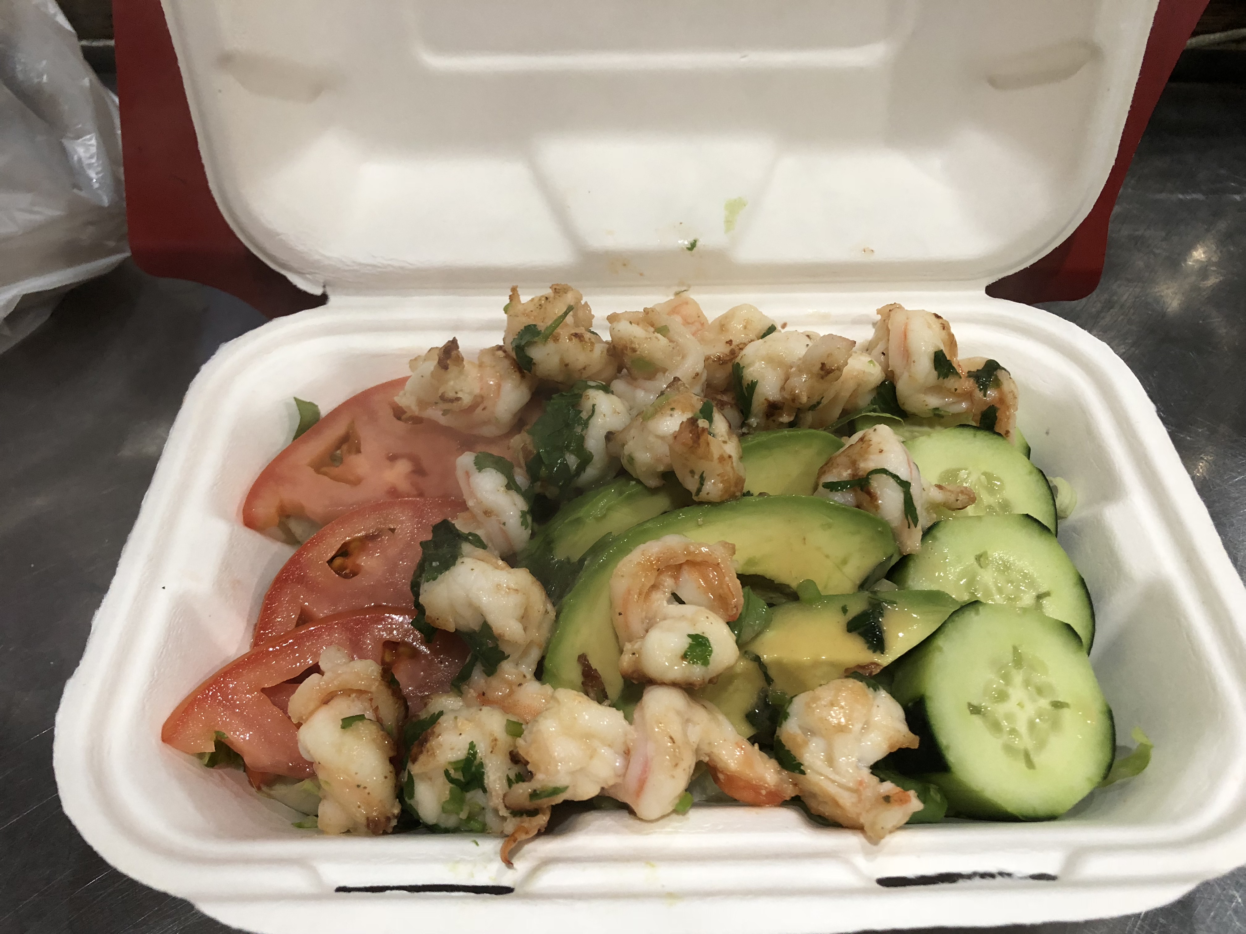 Order Cilantro Lime Shrimp Salad food online from El paso mexican grill store, Brooklyn on bringmethat.com