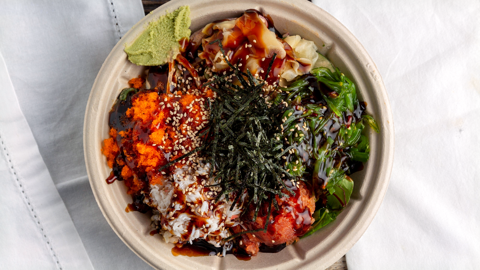 Order Regular Build Your Own Poke Bowl food online from Pokebowlz & Grill store, Ladera Ranch on bringmethat.com