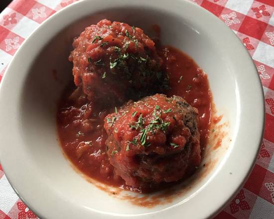 Order Side of Meatballs (2) food online from Giannis Pizza store, Monterey on bringmethat.com