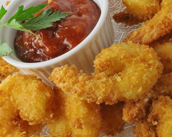 Order Fried Shrimp   with chilly sauce (NEW) food online from Sagres Bar & Grill store, Newark on bringmethat.com