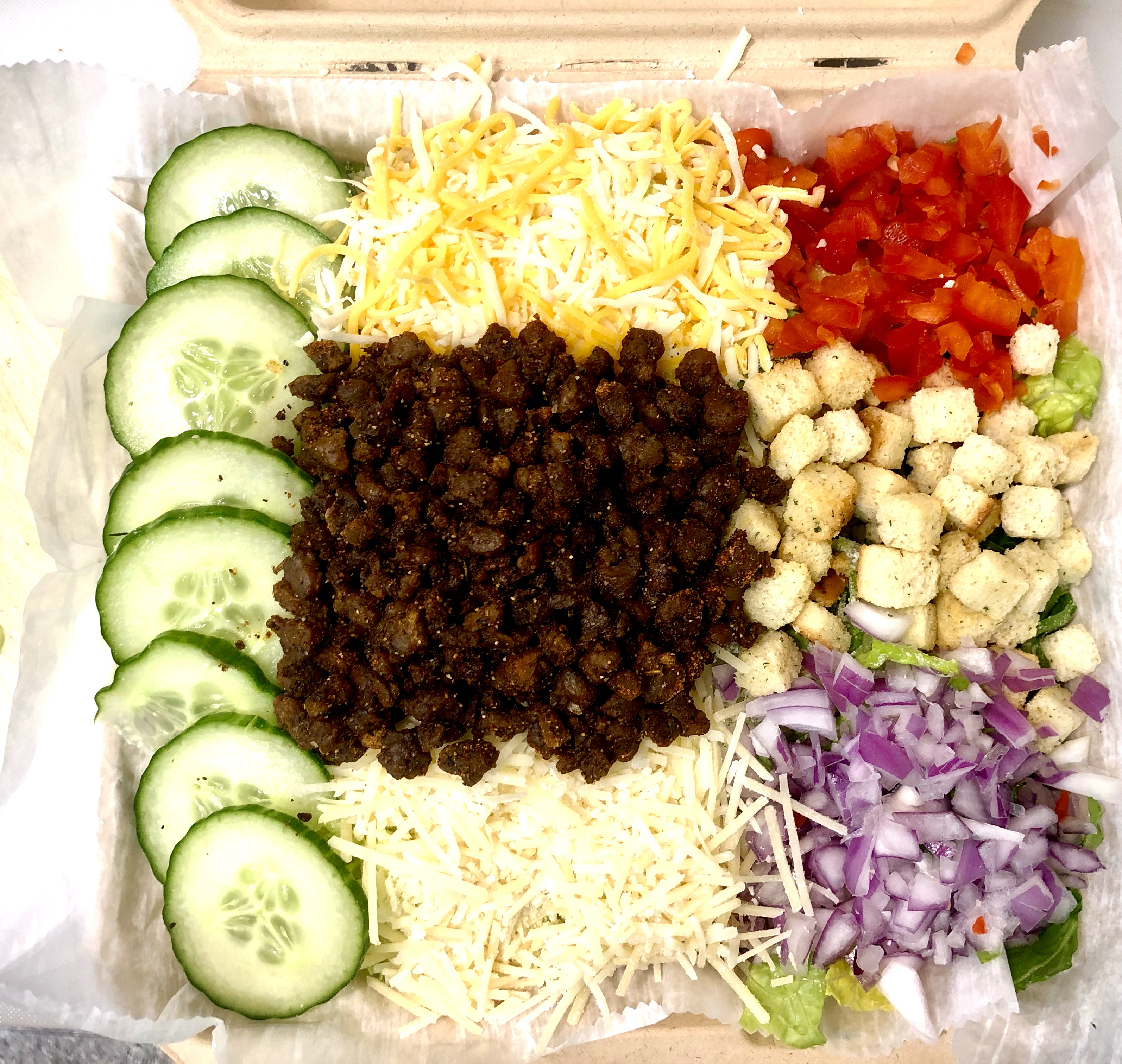 Order Beyond Meat Salad food online from Creations Smoothie & Juice Bar store, Florissant on bringmethat.com