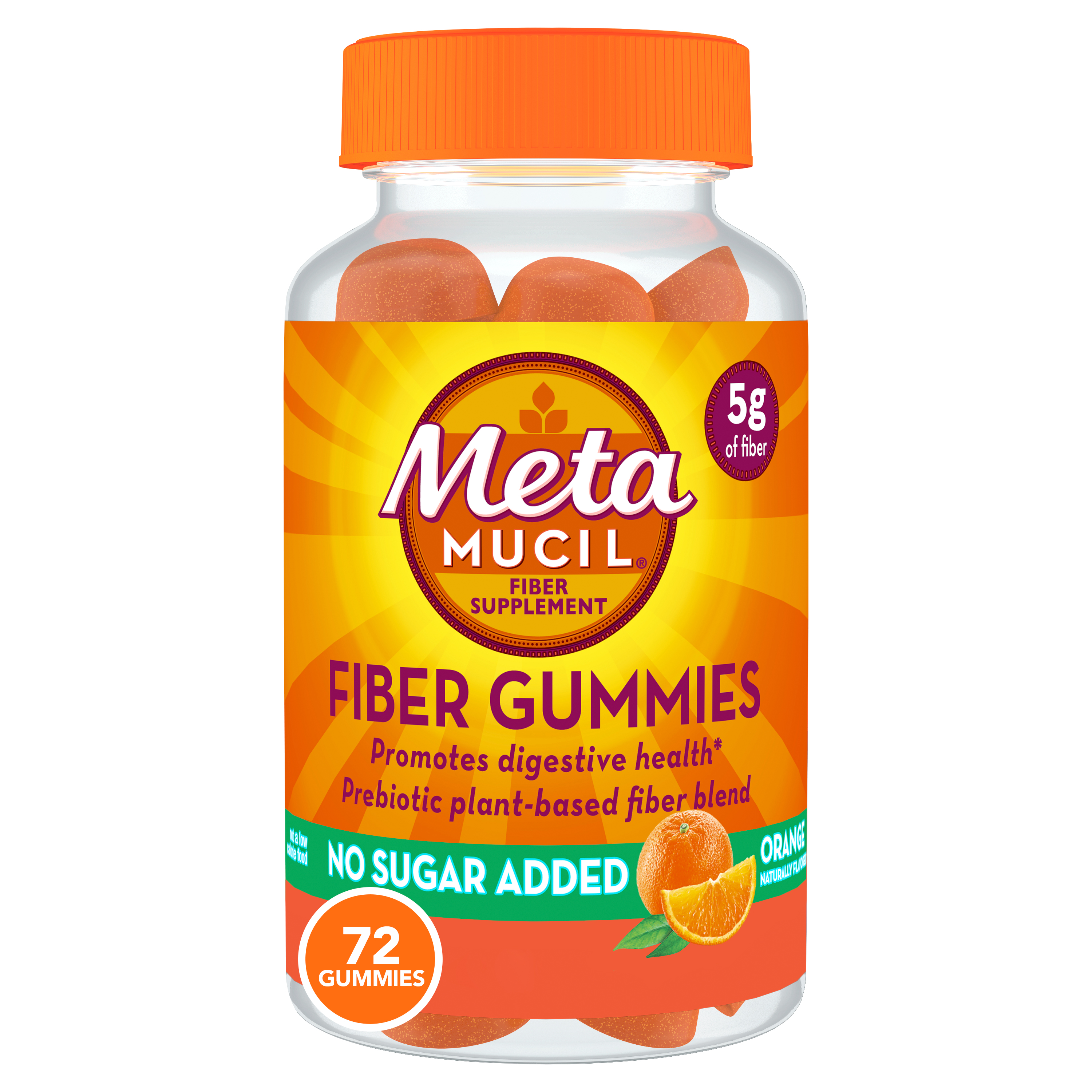 Order Metamucil Fiber Supplement Sugar Free Gummies, Orange - 72 ct food online from Rite Aid store, SUFFOLK on bringmethat.com