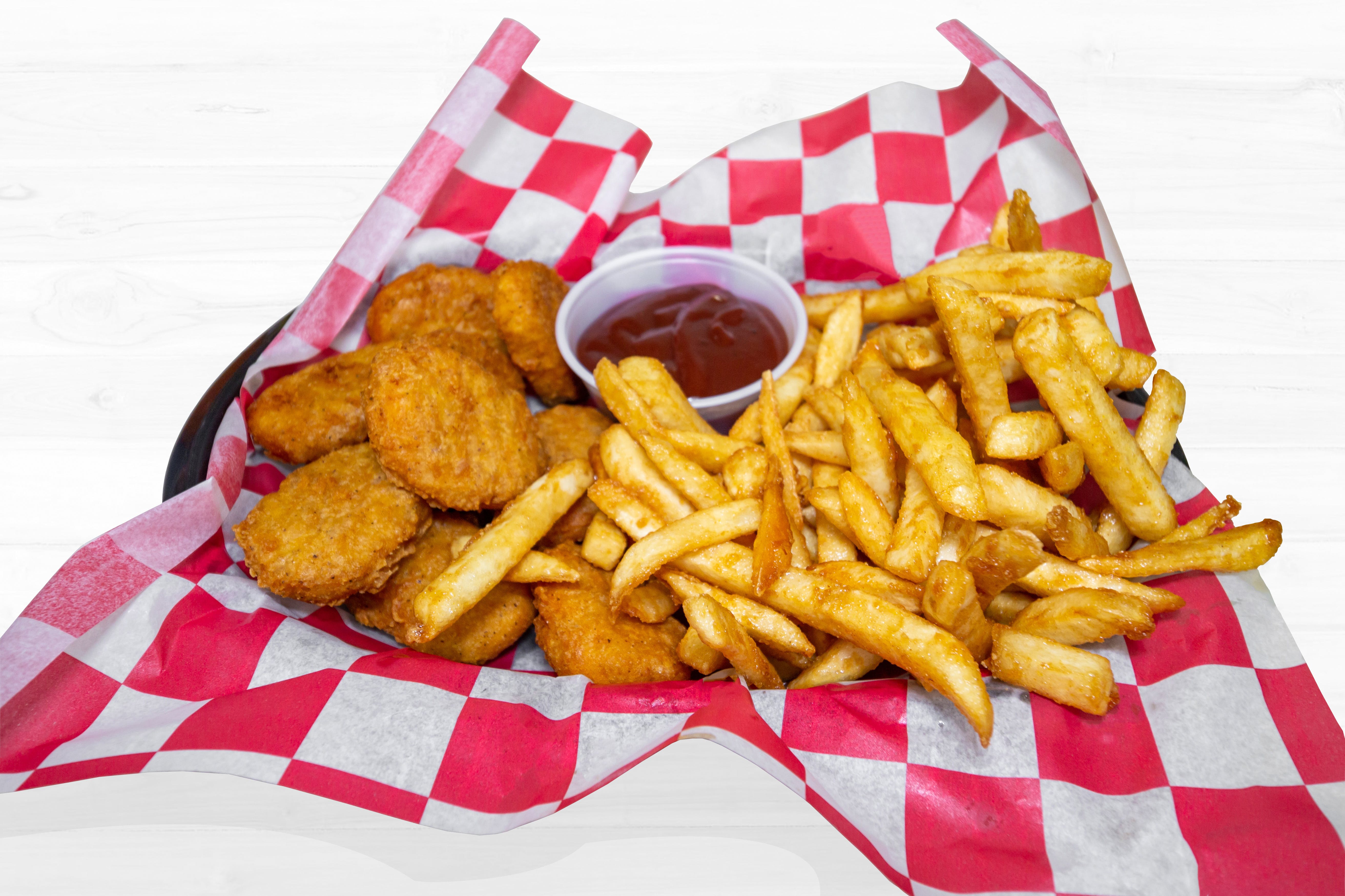 Order Chicken Nuggets With Dipping Sauce - 10 Pieces food online from Broadway Bobby's store, Buffalo on bringmethat.com