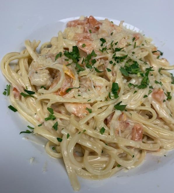 Order Shrimp Valentino food online from Dominic's Ristorante Italiano store, Cypress on bringmethat.com