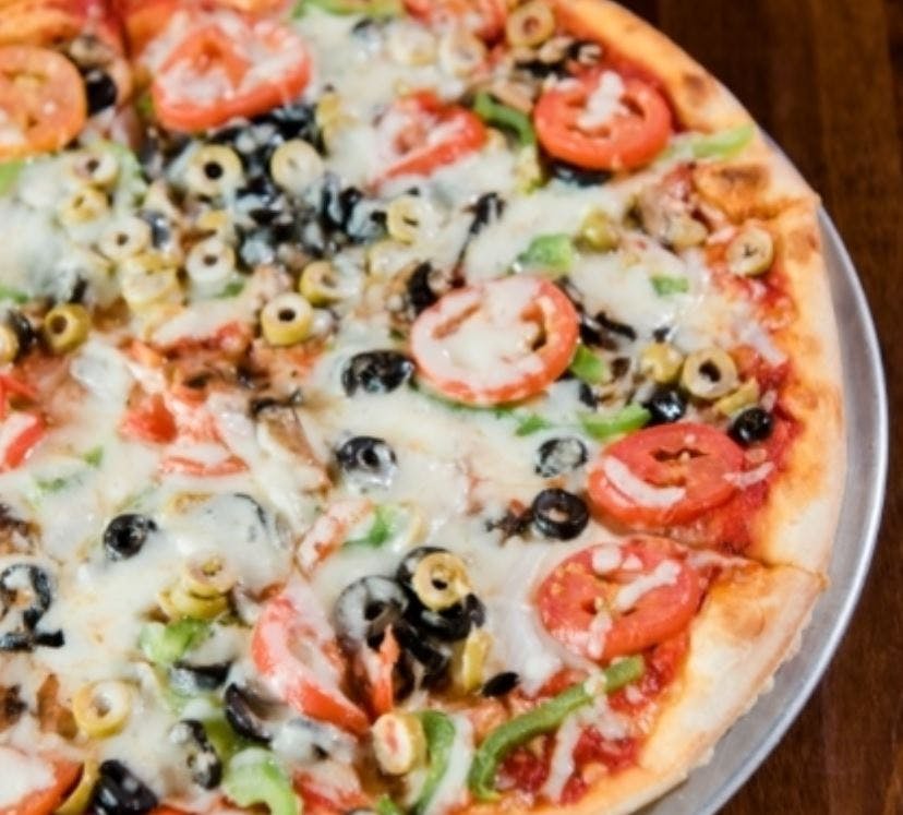 Order Supreme Pizza - Personal 12'' food online from Jonny Pizza store, Fort Worth on bringmethat.com