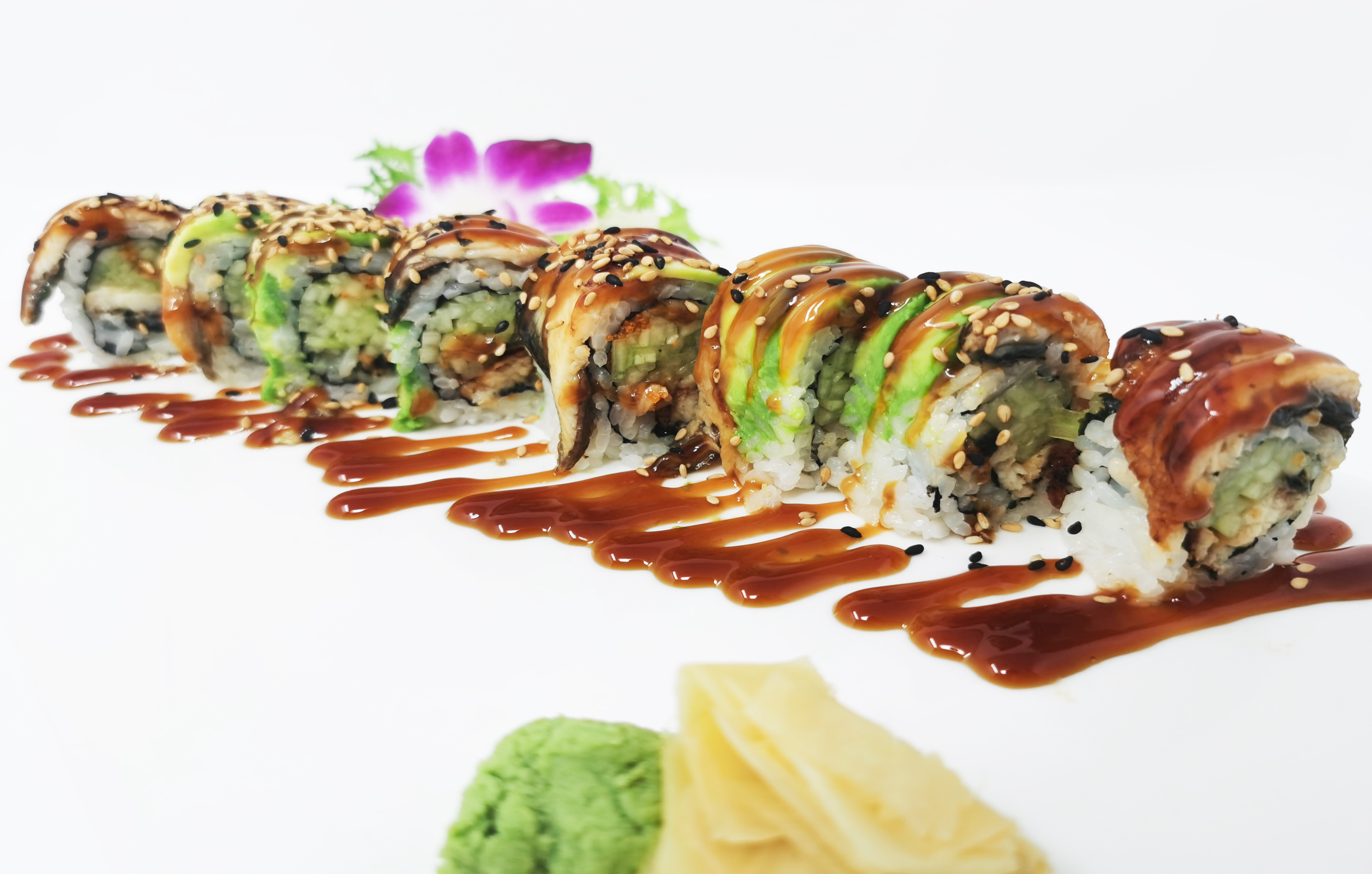 Order Dancing Eel Roll food online from Izumi Japanese Restaurant store, Youngstown on bringmethat.com