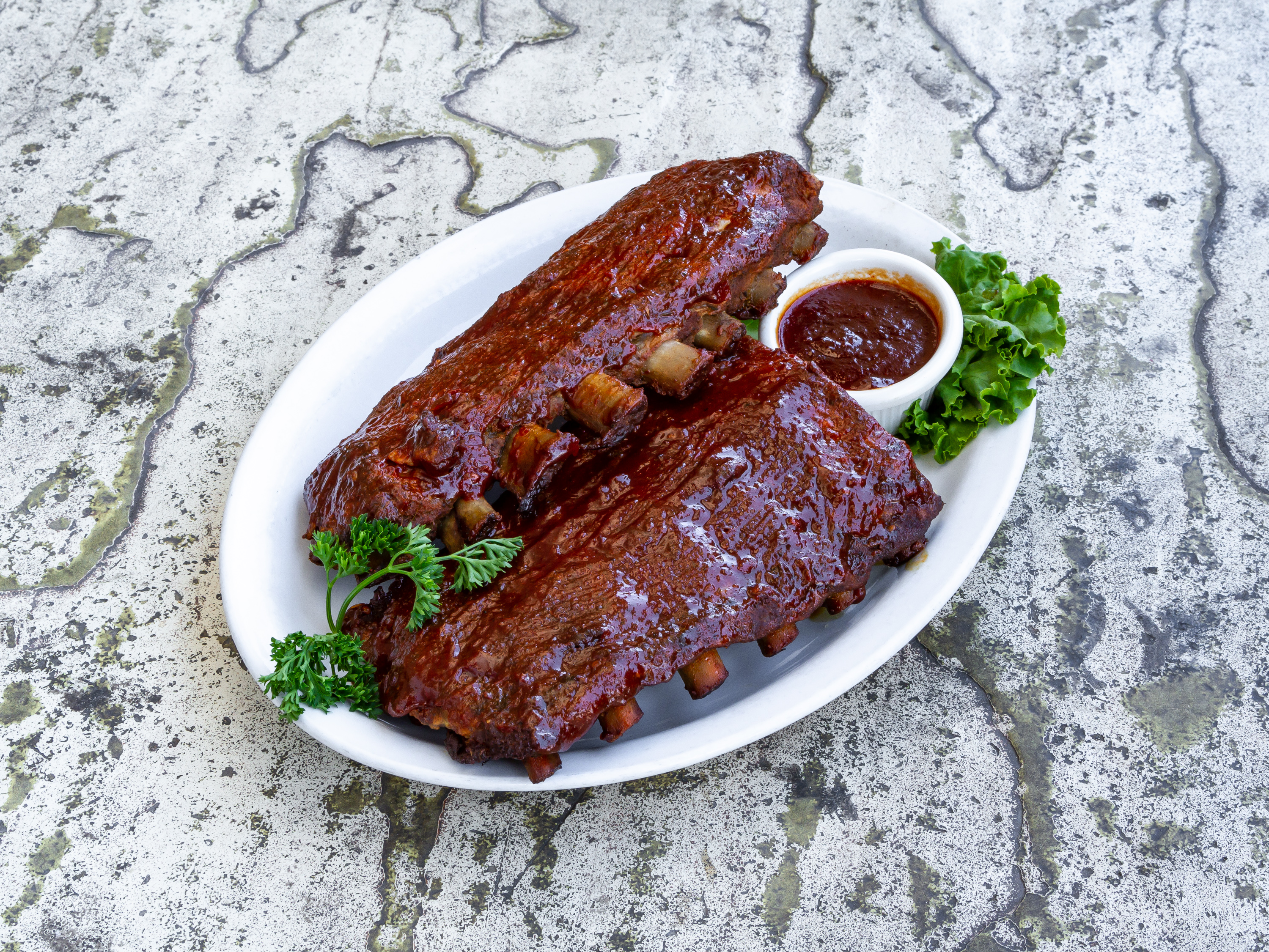 Order Billy's BBQ Baby Back Ribs food online from Outlawz Steaks And Bbq store, Tucson on bringmethat.com