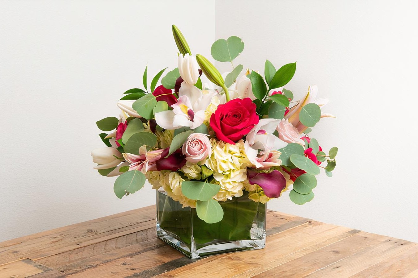 Order Anniversary Arrangement in a vase food online from @Flowers store, Santa Barbara on bringmethat.com
