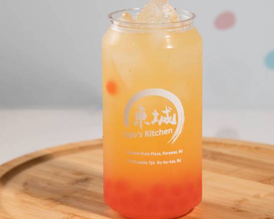 Order Pineapple Lemonade with Popping Boba  food online from Tojo Kitchen store, Paramus on bringmethat.com