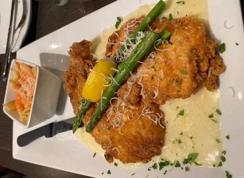 Order Chicken Francese food online from Dominic's Ristorante Italiano store, Cypress on bringmethat.com