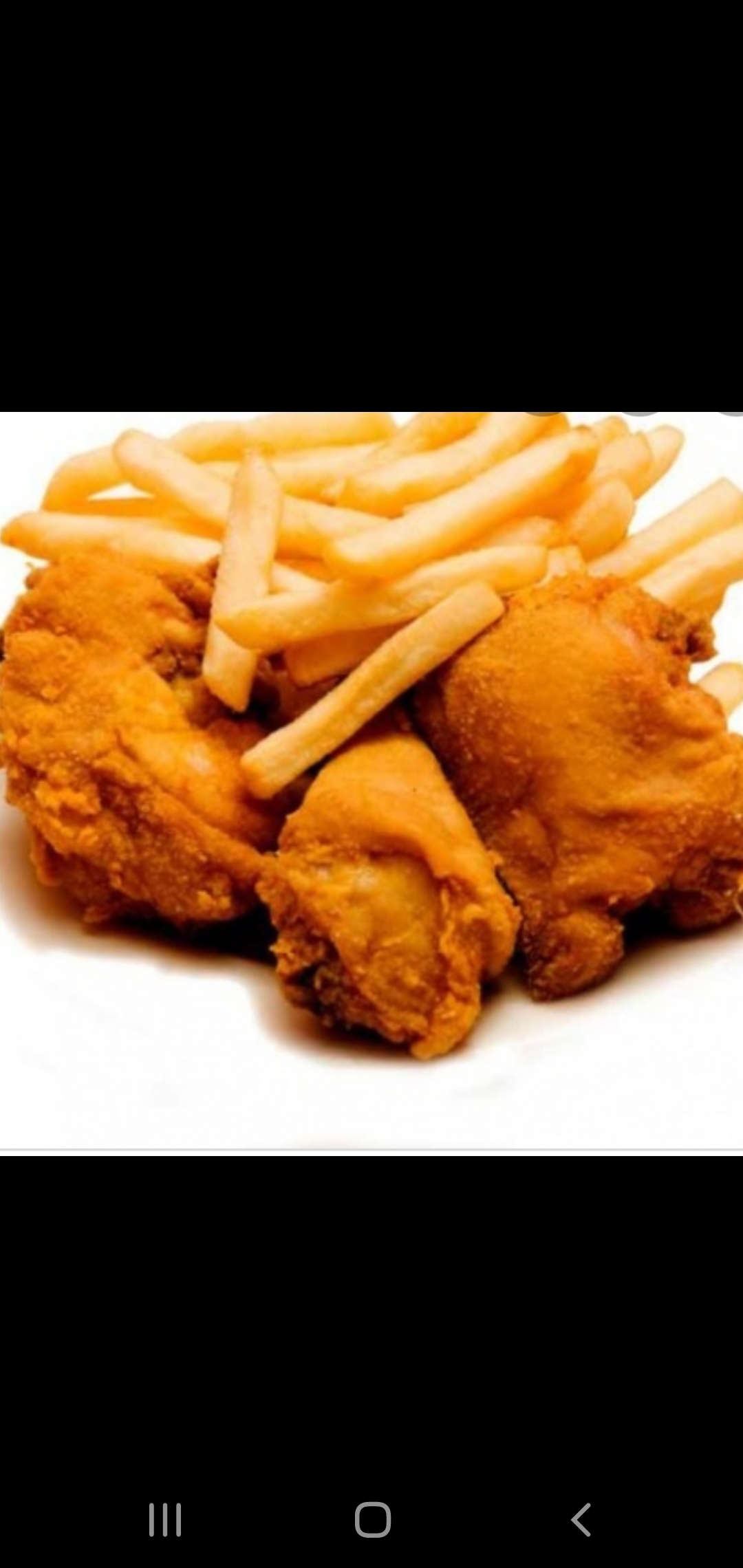 Order 5 Pieces Chicken Wings & Fries Or Potato Wedges  food online from American Gourmet Foods Deli store, New York on bringmethat.com