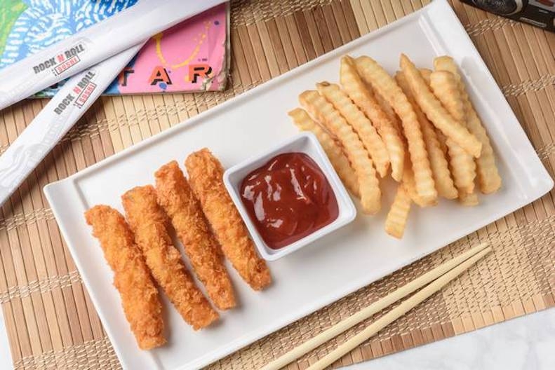 Order Kids Tempura Shrimp food online from Rock N Roll Sushi store, Warner Robins on bringmethat.com